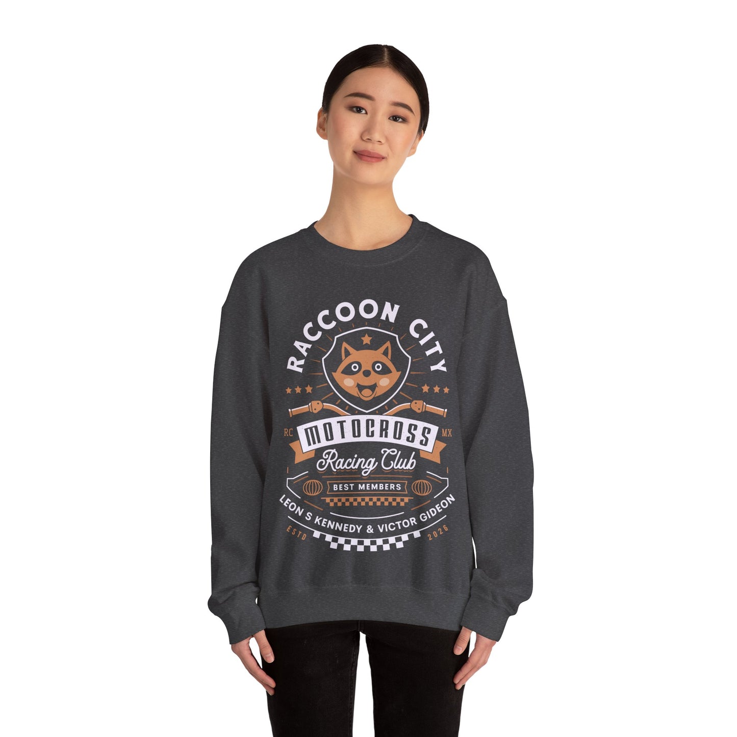 Raccoon City Racing Club Crewneck Sweatshirt