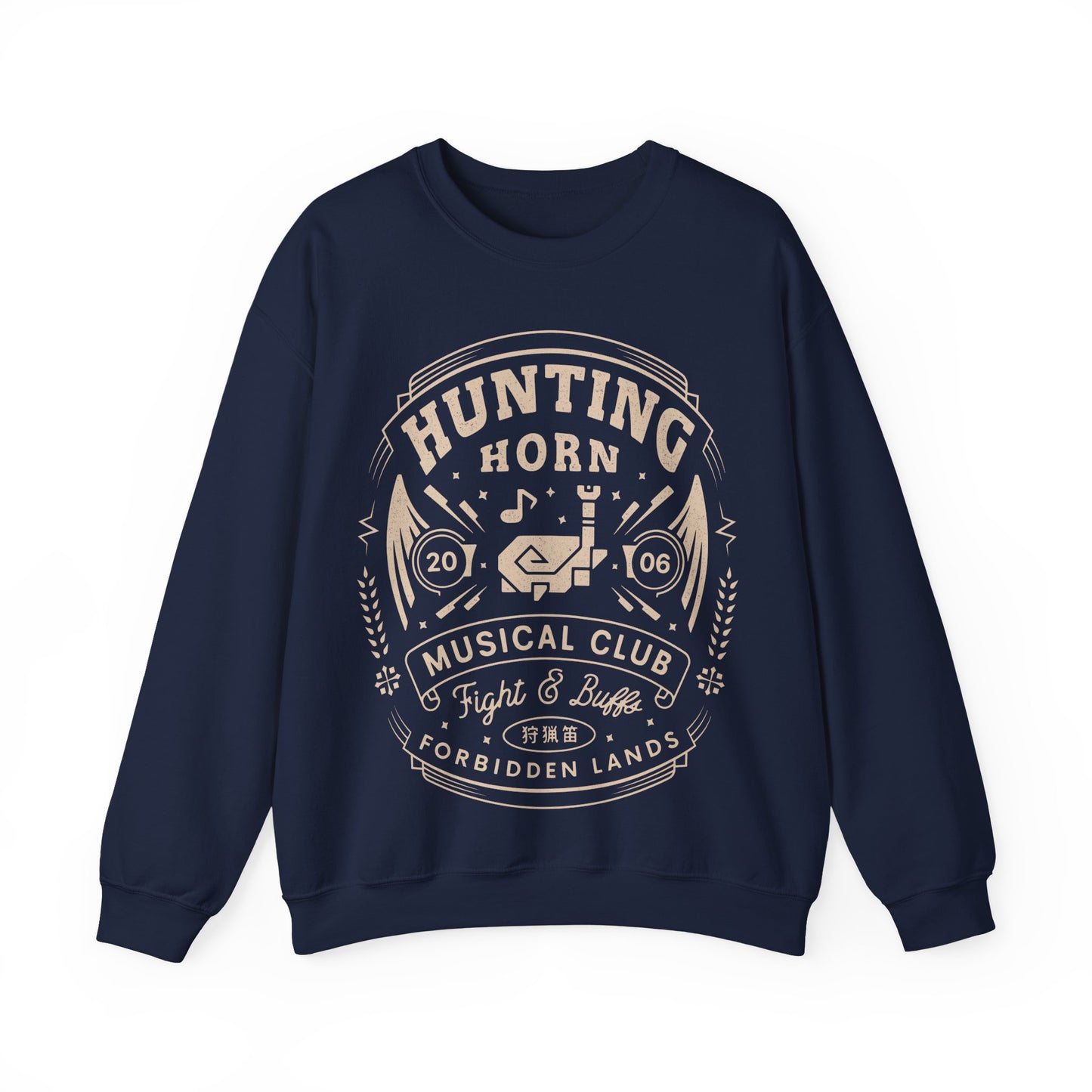 Hunting Horn Musical Club Unisex Crewneck Sweatshirt