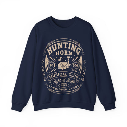 Hunting Horn Musical Club Unisex Crewneck Sweatshirt