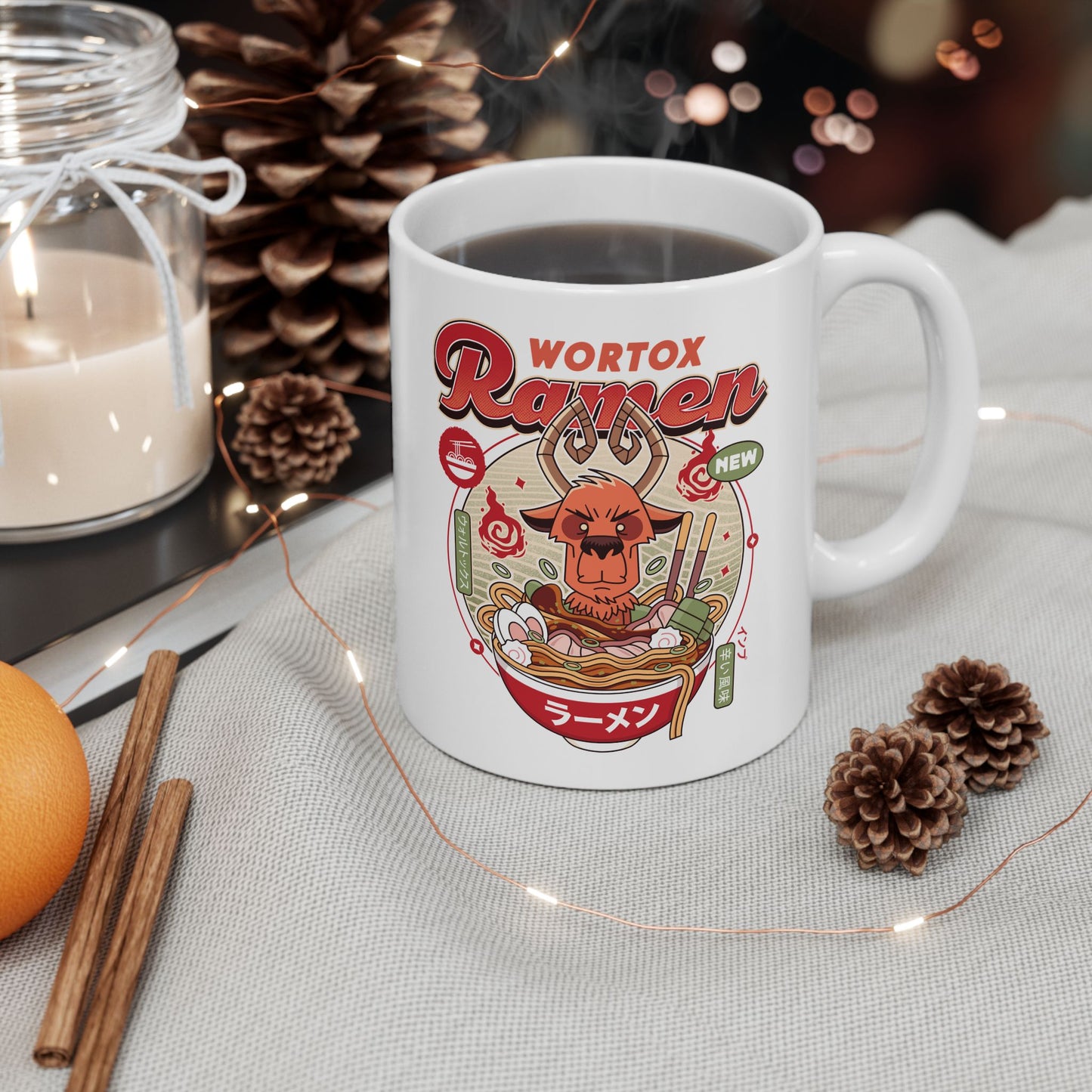 Wortox Vintage Ramen Ceramic Mug