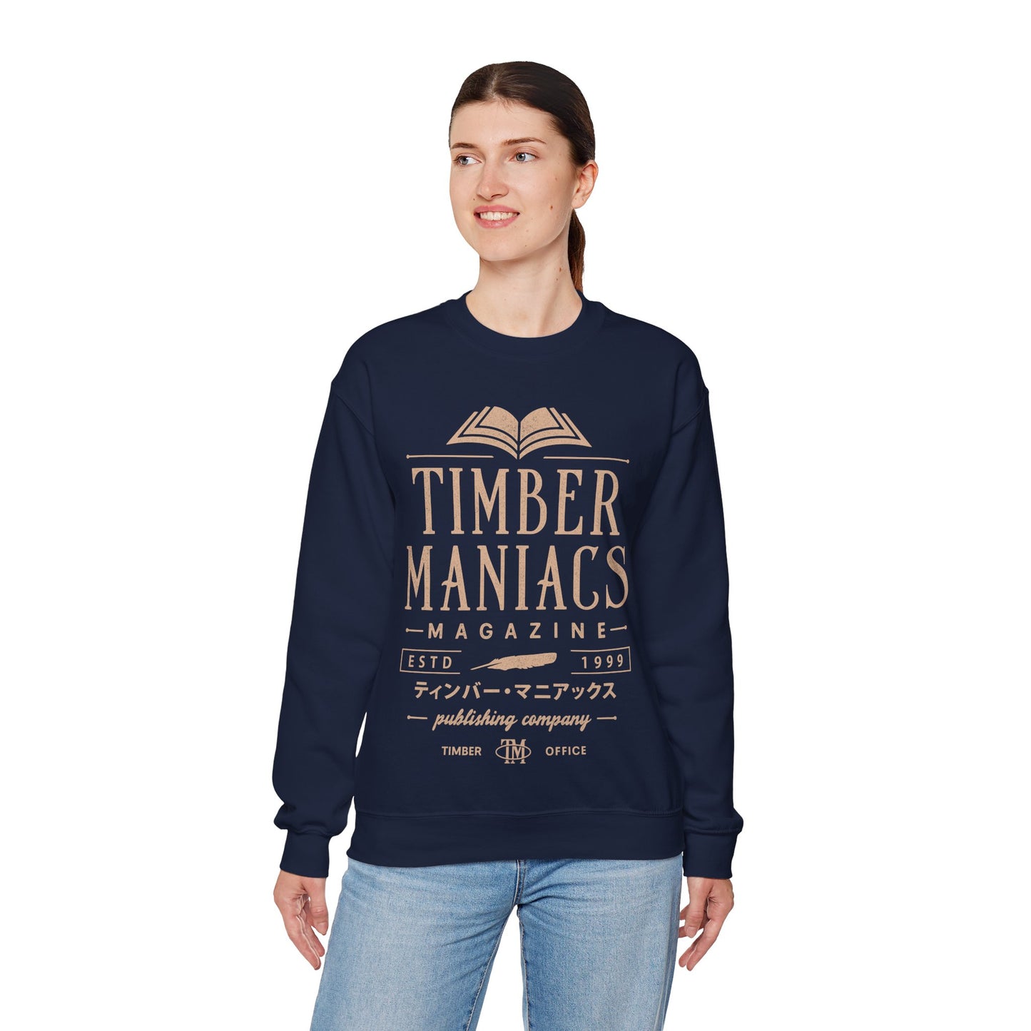 Timber Maniacs Vintage Unisex Crewneck Sweatshirt