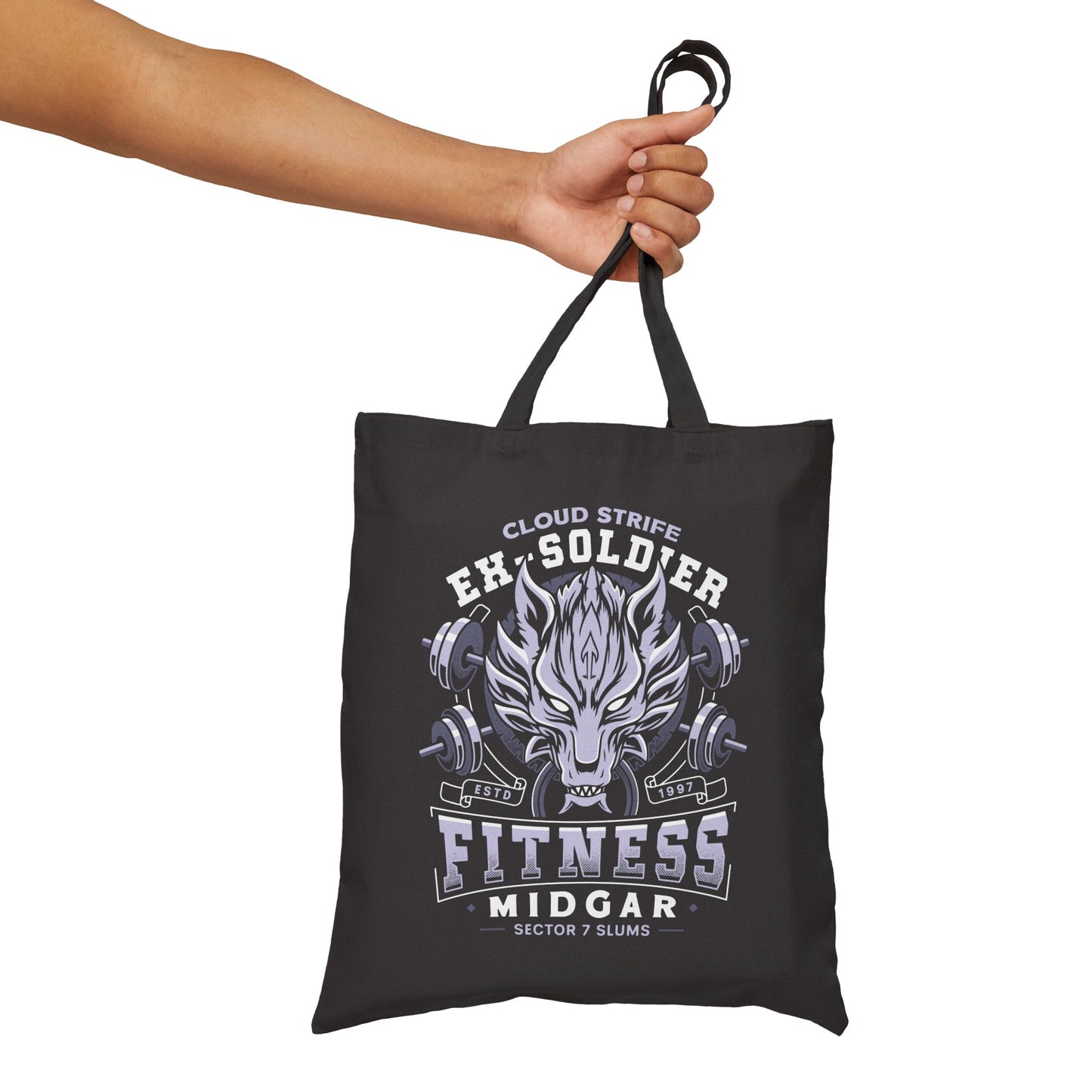 Strife Midgar Fitness Emblem Tote Bag