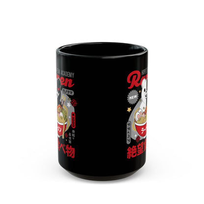 Hopes Peak Academy Ramen Black Mug