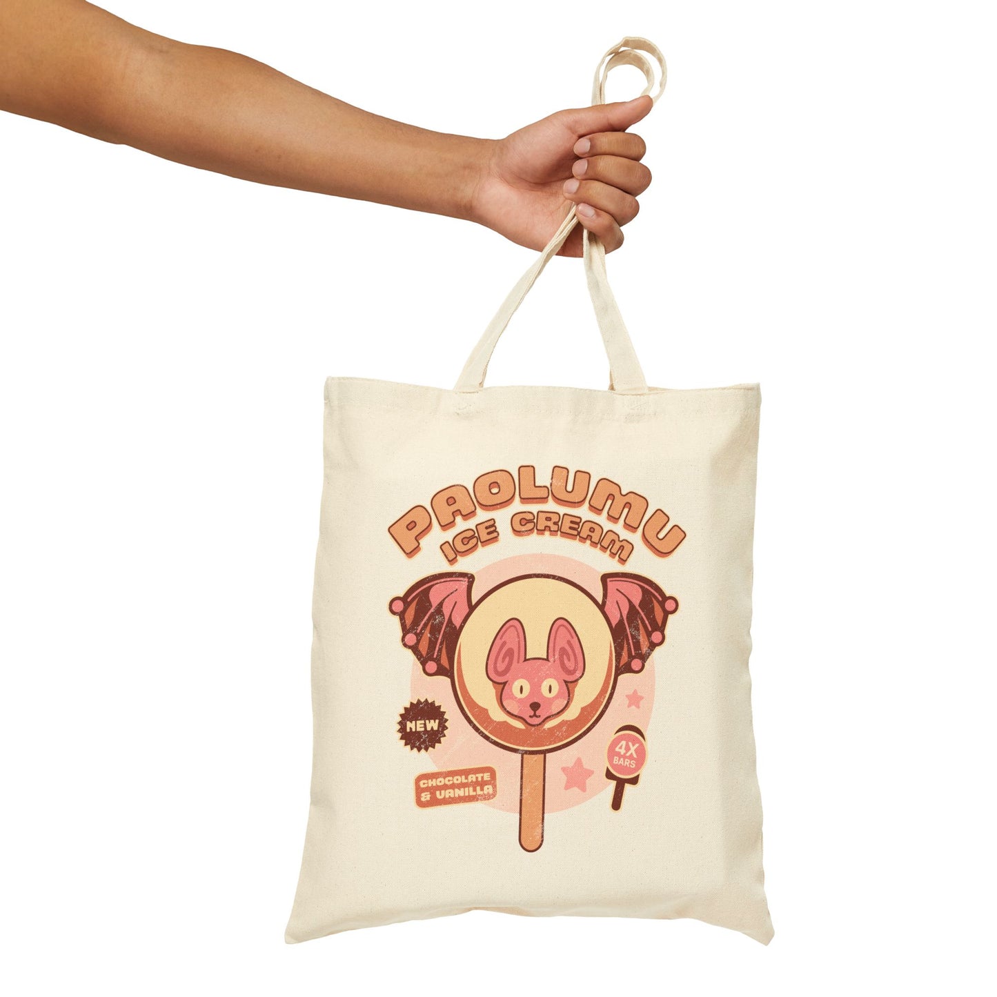 Paolumu Ice Cream Canvas Tote Bag