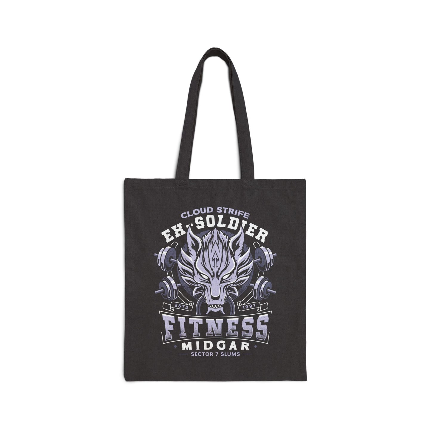 Strife Midgar Fitness Emblem Tote Bag