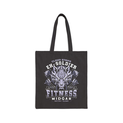 Strife Midgar Fitness Emblem Tote Bag