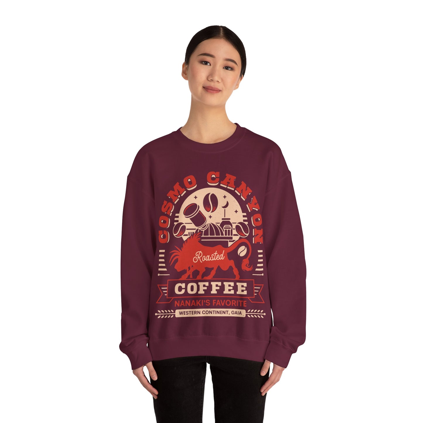 Cosmo Canyon Coffee Grunge Unisex Crewneck Sweatshirt