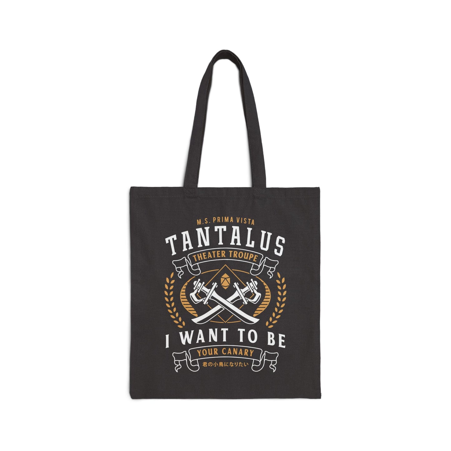 Tantalus Theater Troupe Emblem Canvas Tote Bag