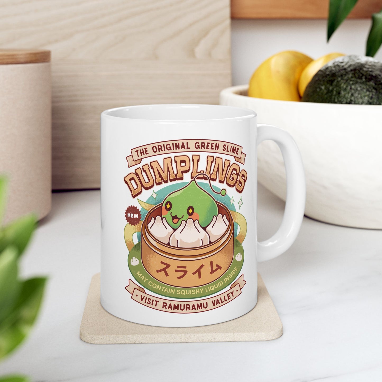 Ramuramu Valley Dumplings Vintage Ceramic Mug