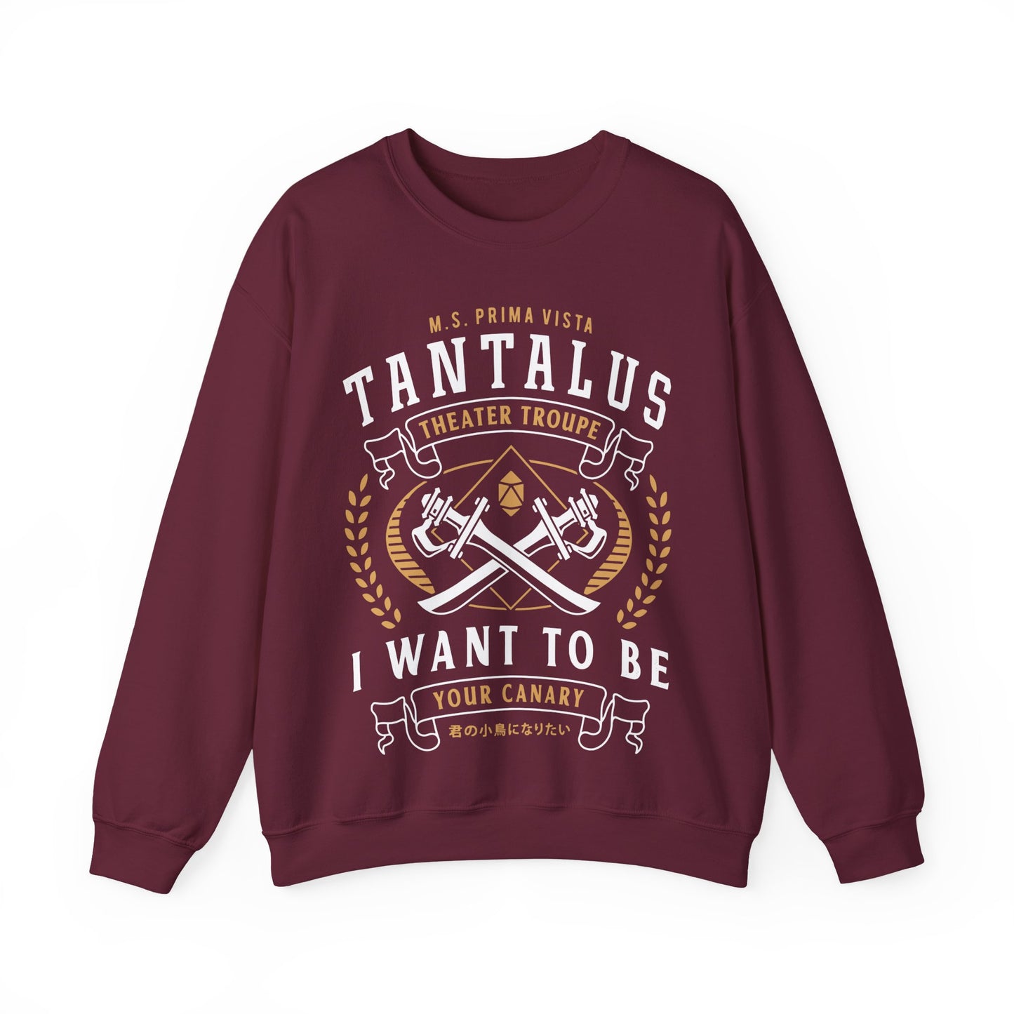 Tantalus Theater Troupe Emblem Unisex Crewneck Sweatshirt