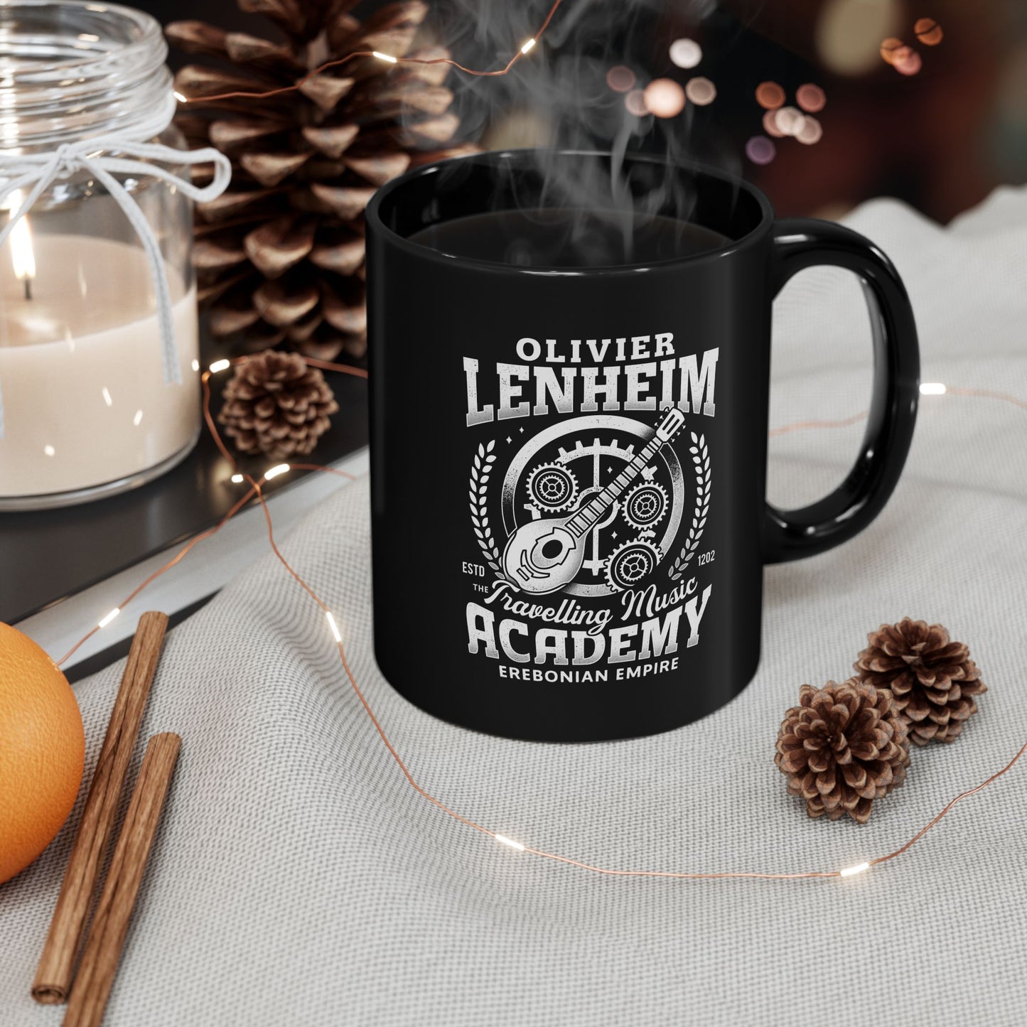Olivier Lenheim Academy Black Mug