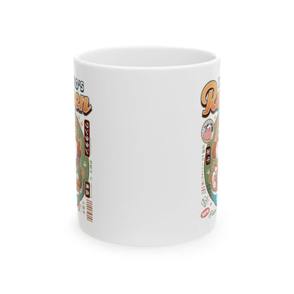 Woofio Vintage Ramen Ceramic Mug