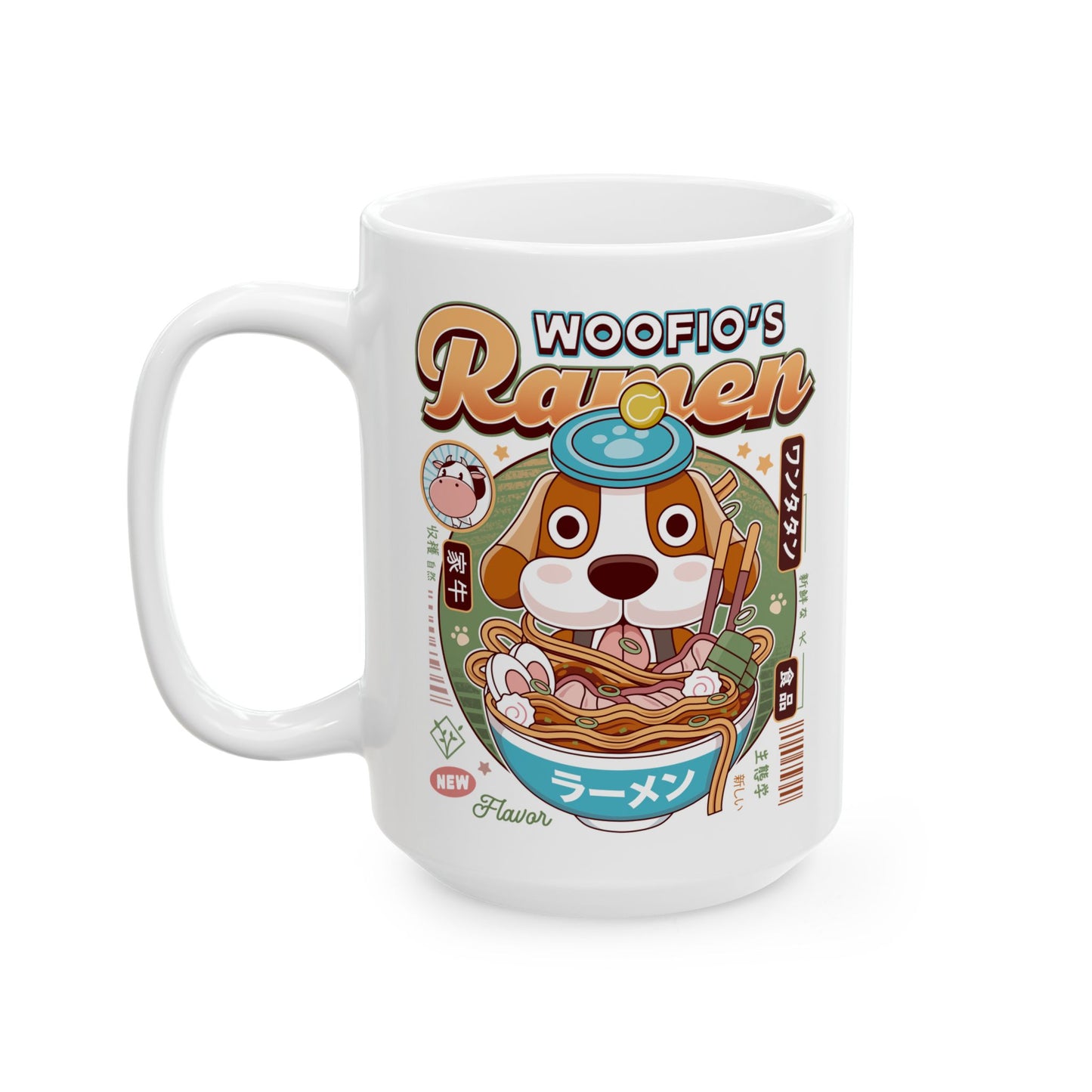 Woofio Vintage Ramen Ceramic Mug
