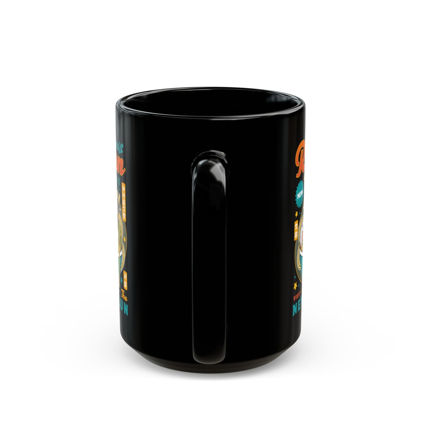 The Mysterious Alchemist Ramen Black Mug