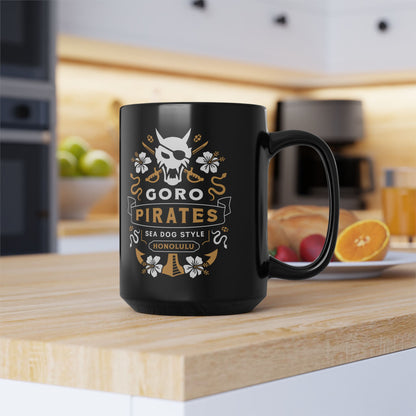 Sea Dog Style In Honolulu Black Mug
