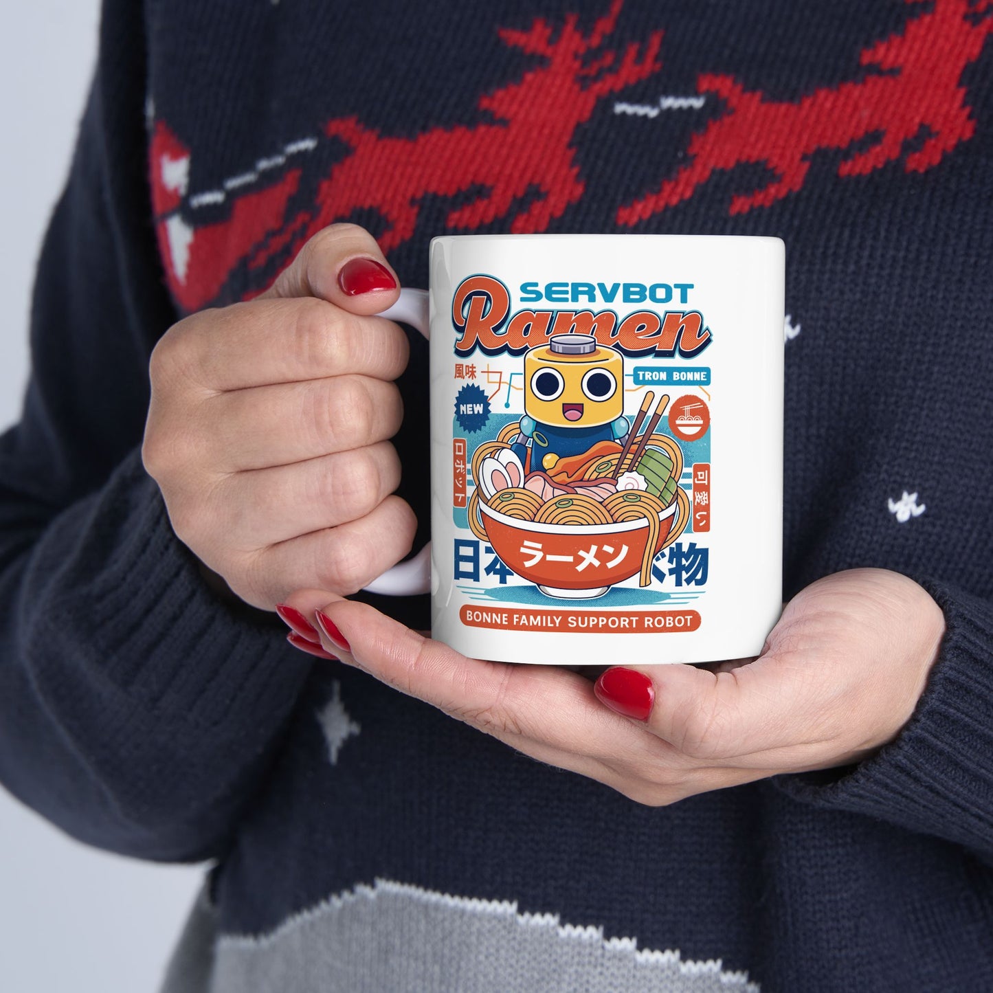 Servbot Ramen Vintage Ceramic Mug