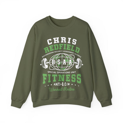 Bsaa Redfield Fitness Emblem Crewneck Sweatshirt