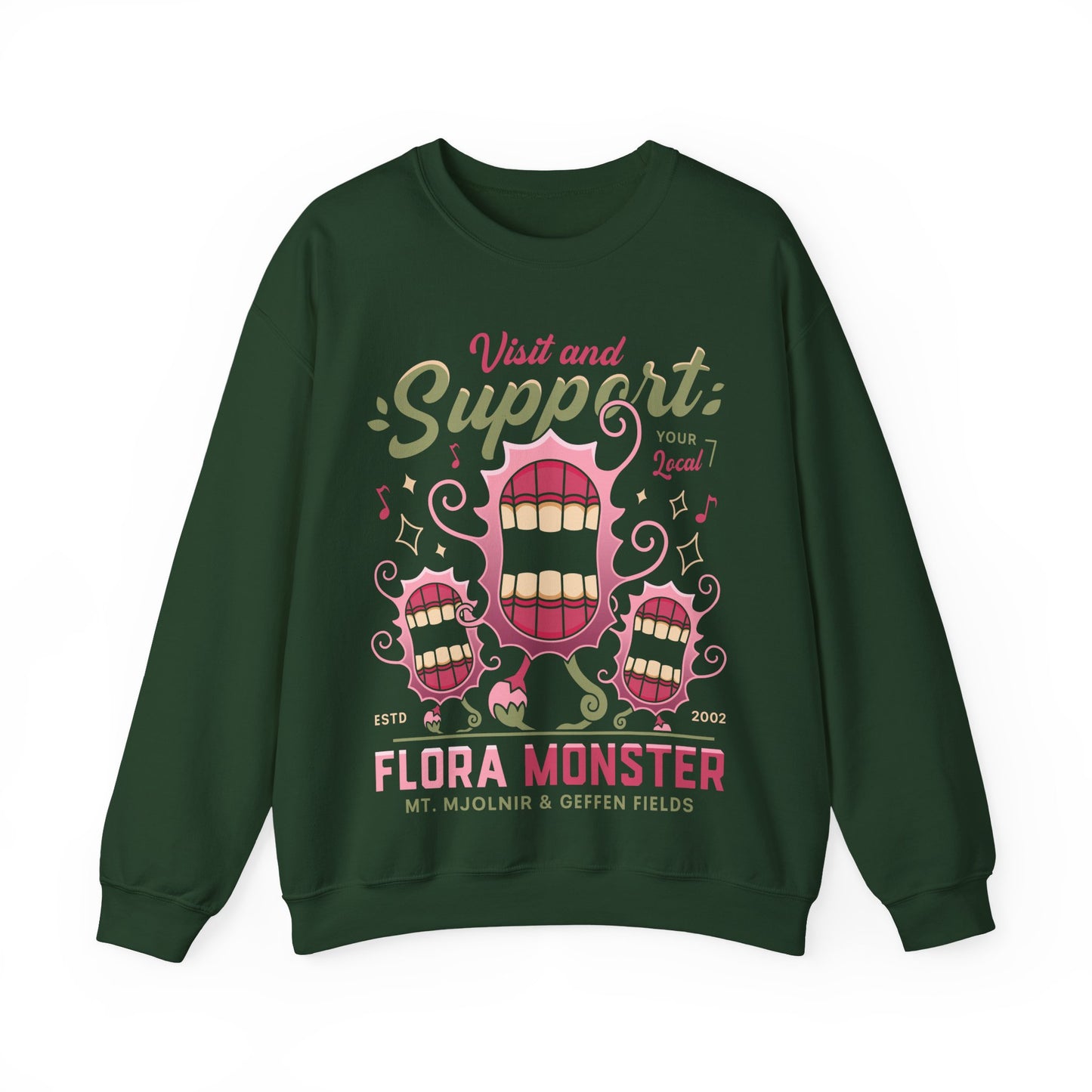 Support Geffen Field Flora Crewneck Sweatshirt