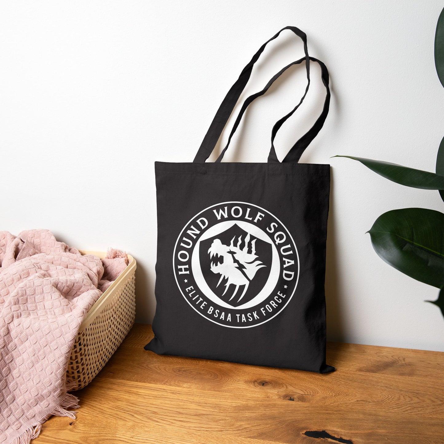 Hound Wolf Squad Crest Tote Bag