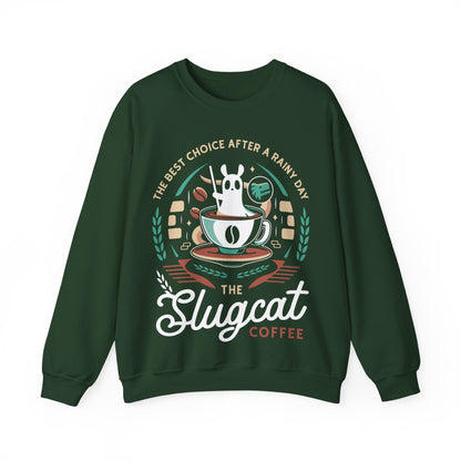 Slugcat Coffee Emblem Unisex Crewneck Sweatshirt
