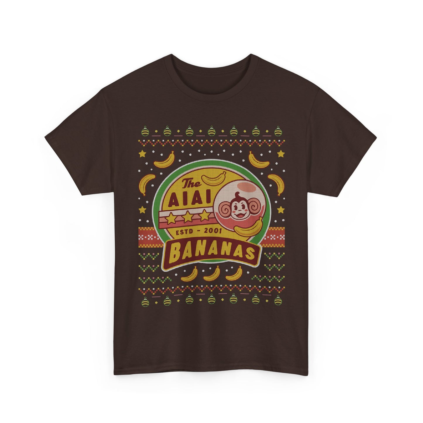Aiai Bananas Ugly Sweater Unisex T-Shirt