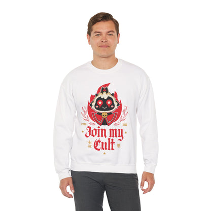 Join My Cult Emblem Unisex Crewneck Sweatshirt