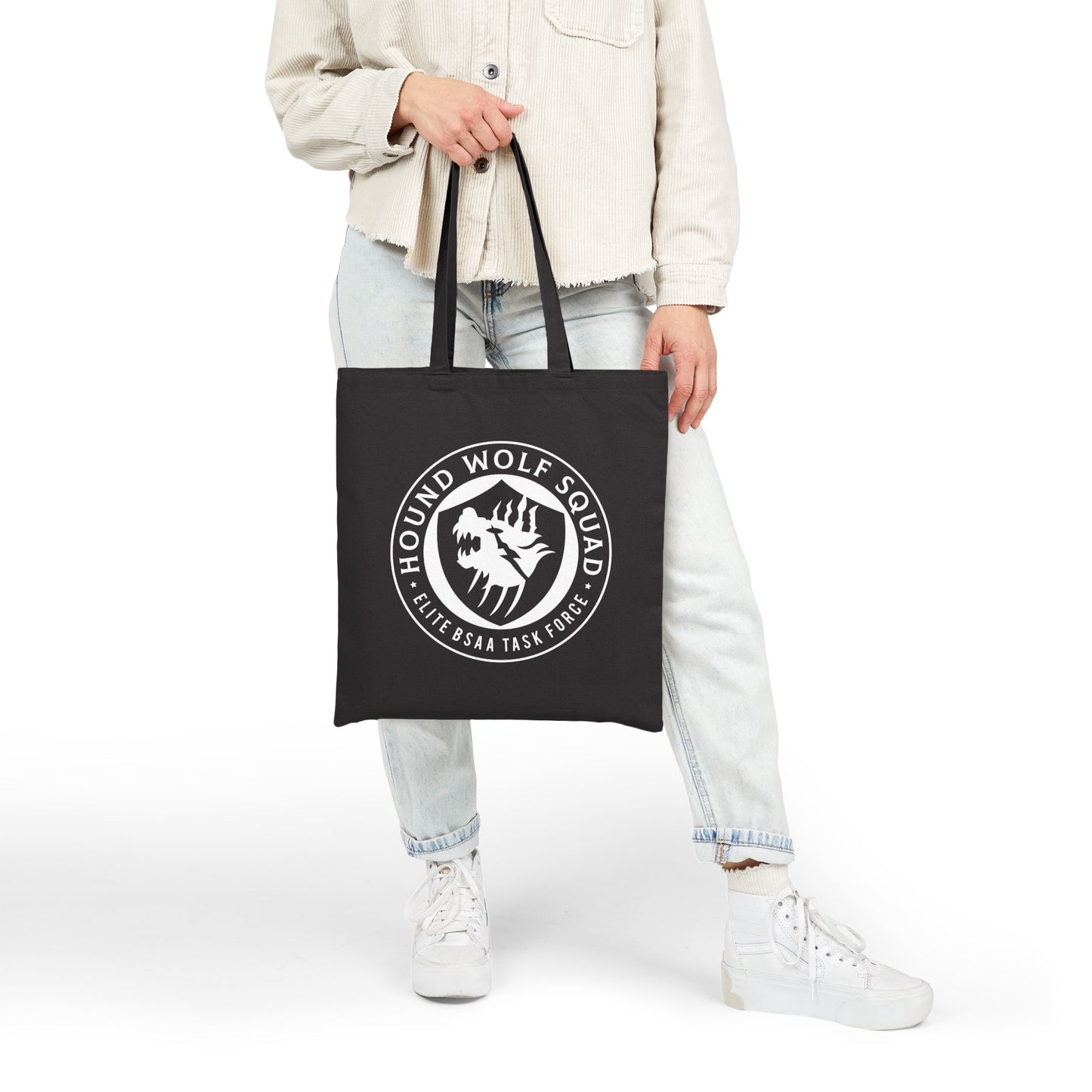 Hound Wolf Squad Crest Tote Bag