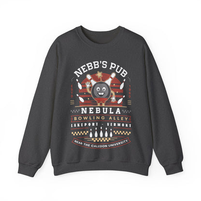 Nebb Bowling Mascot Emblem Crewneck Sweatshirt