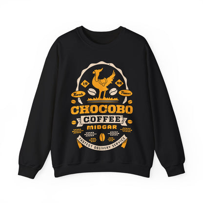 Chocobo Coffee Grunge Unisex Crewneck Sweatshirt