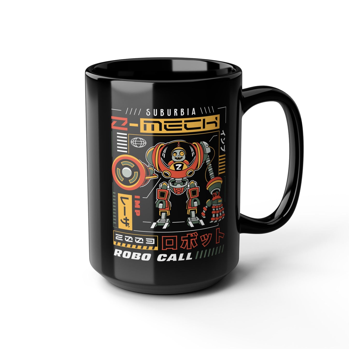 Imp Mech Call Aesthetic Black Mug