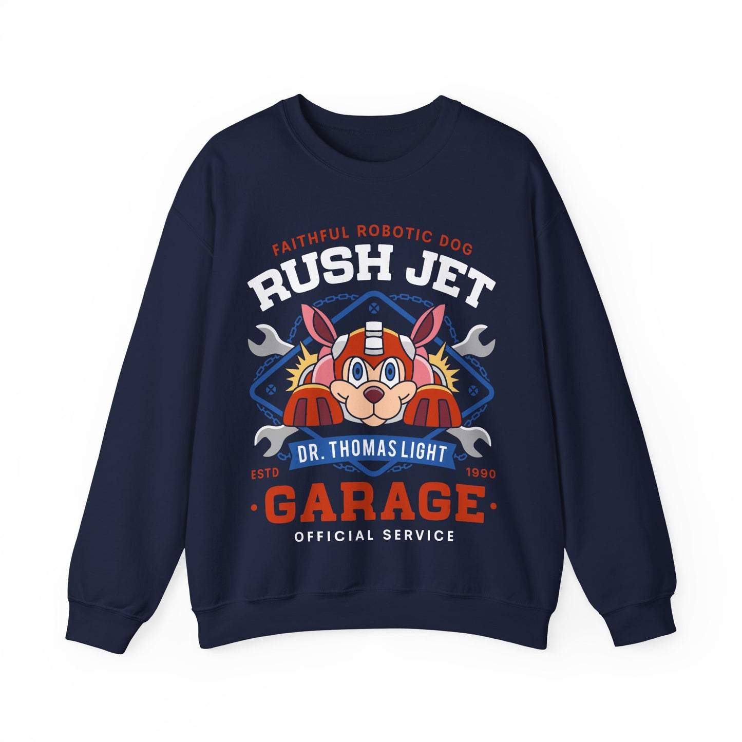 Dr Thomas Light Garage Crewneck Sweatshirt