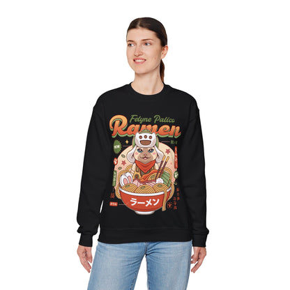 Felyne Palico Ramen Unisex Crewneck Sweatshirt