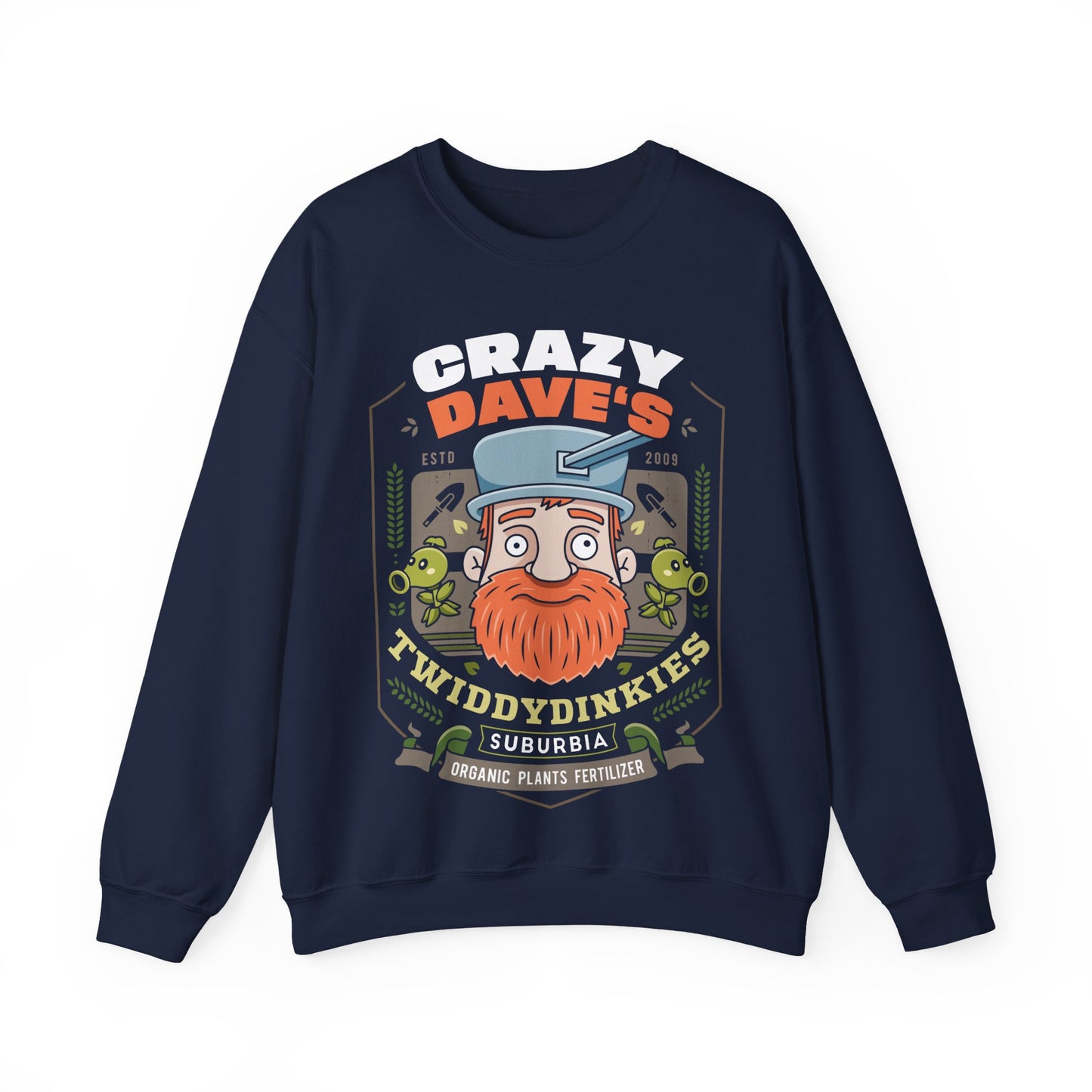 Crazy Dave Fertilizer Vintage Crewneck Sweatshirt