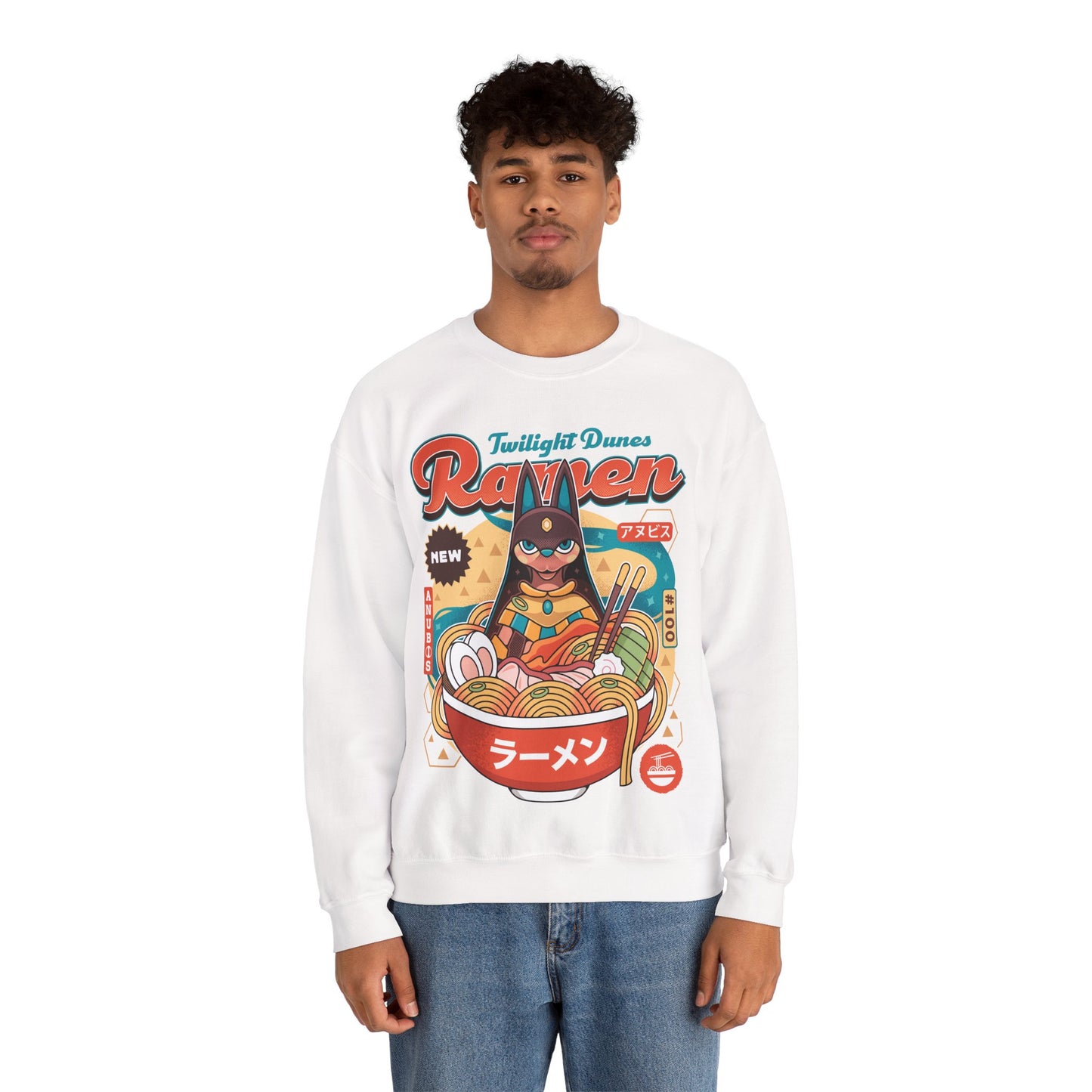 Twilight Dunes Ramen Vintage Crewneck Sweatshirt
