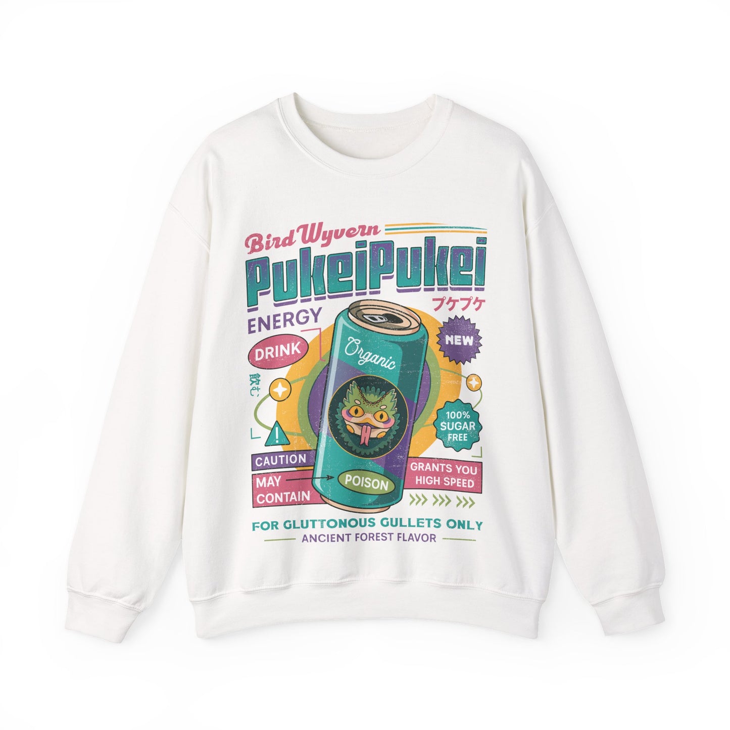 Pukei Pukei Energy Drink Unisex Crewneck Sweatshirt