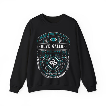 Minrathous Private Investigator Crest Unisex Crewneck Sweatshirt