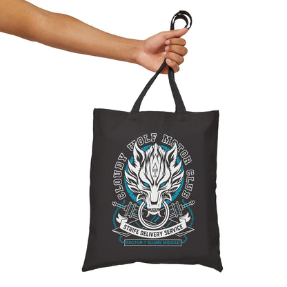 Cloudy Wolf Midgar Motor Tote Bag