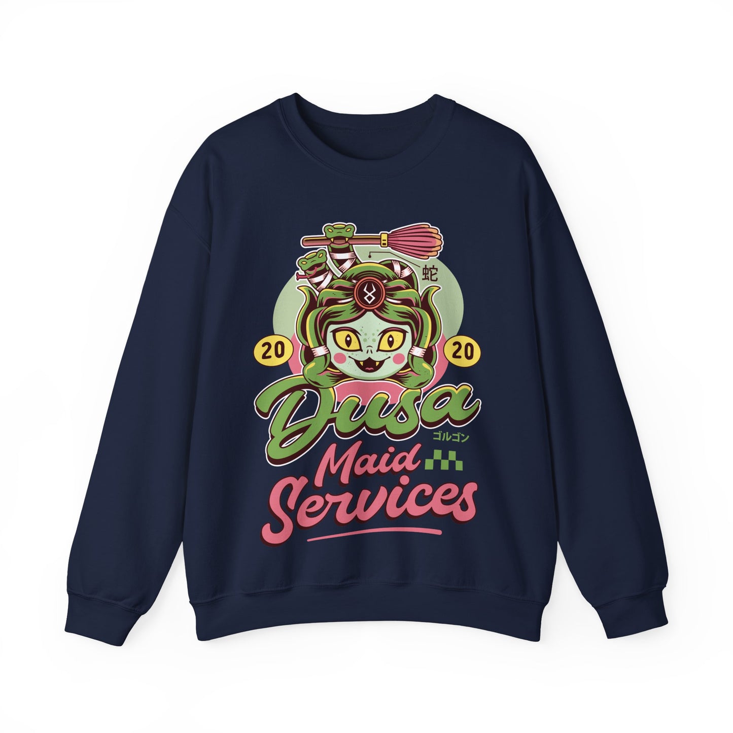 Dusa Maid Emblem Crewneck Sweatshirt