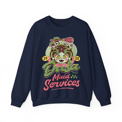 Dusa Maid Emblem Crewneck Sweatshirt
