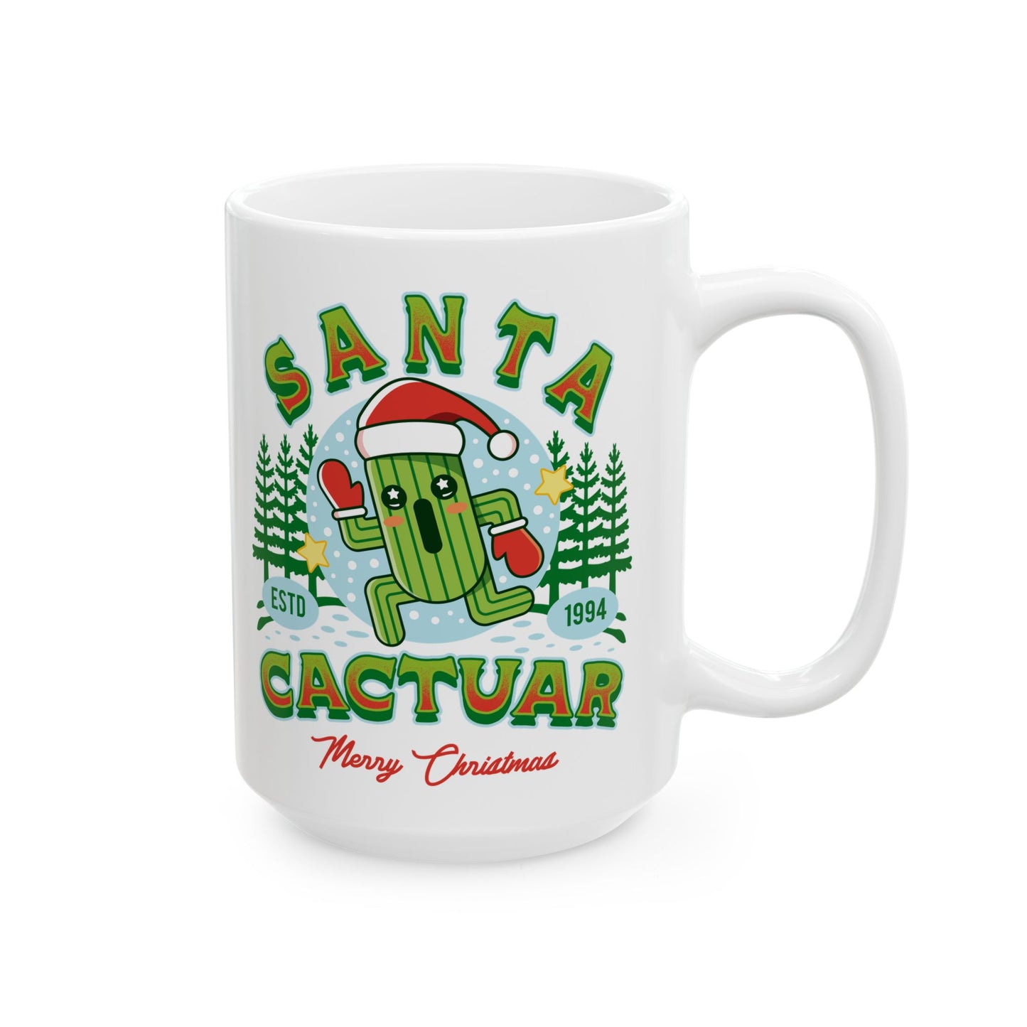 Santa Cactuar Ceramic Mug