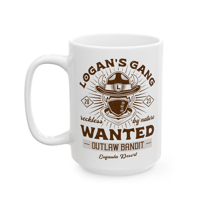 Eufaula Desert Bandit Emblem Ceramic Mug