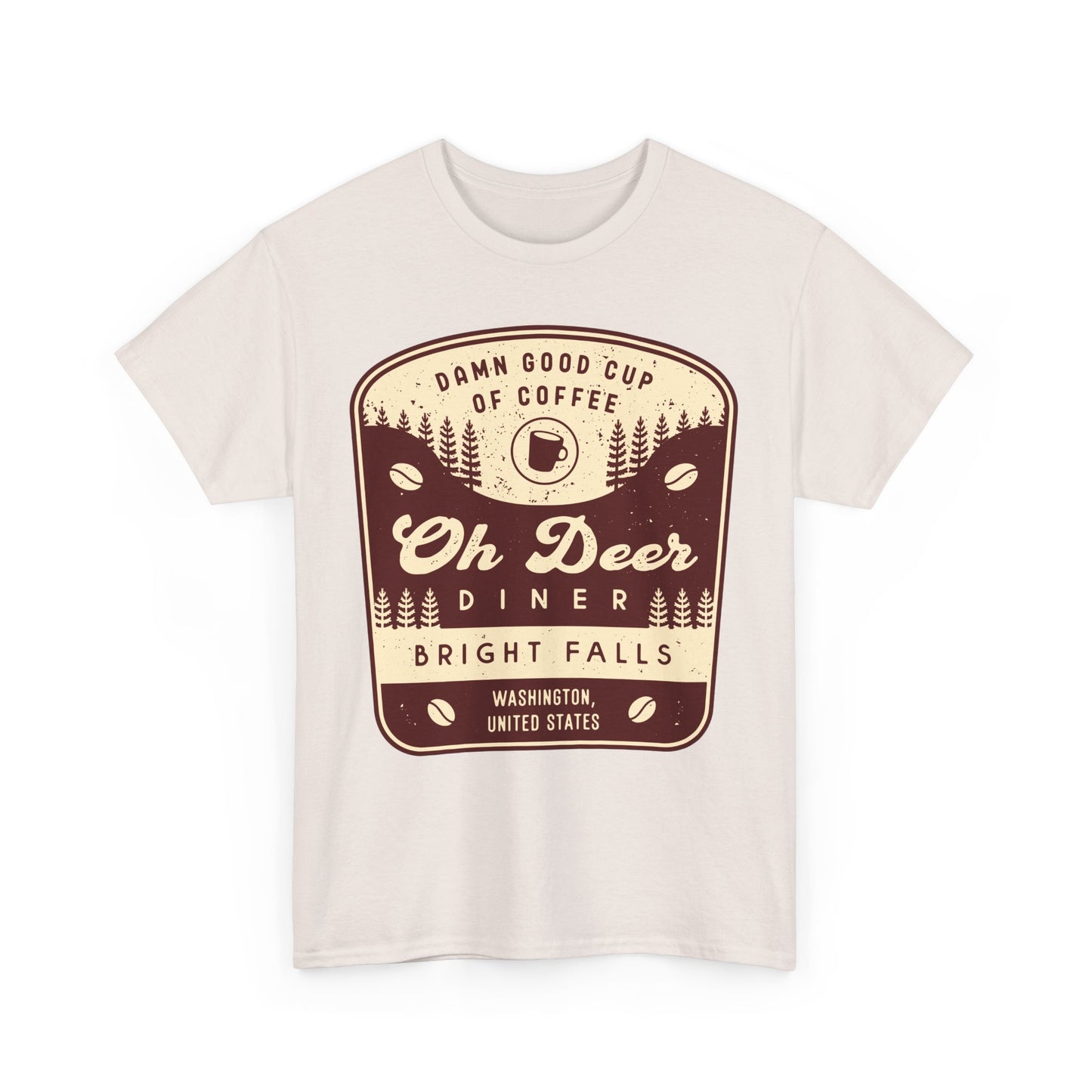 Oh Deer Diner Emblem Unisex T-Shirt