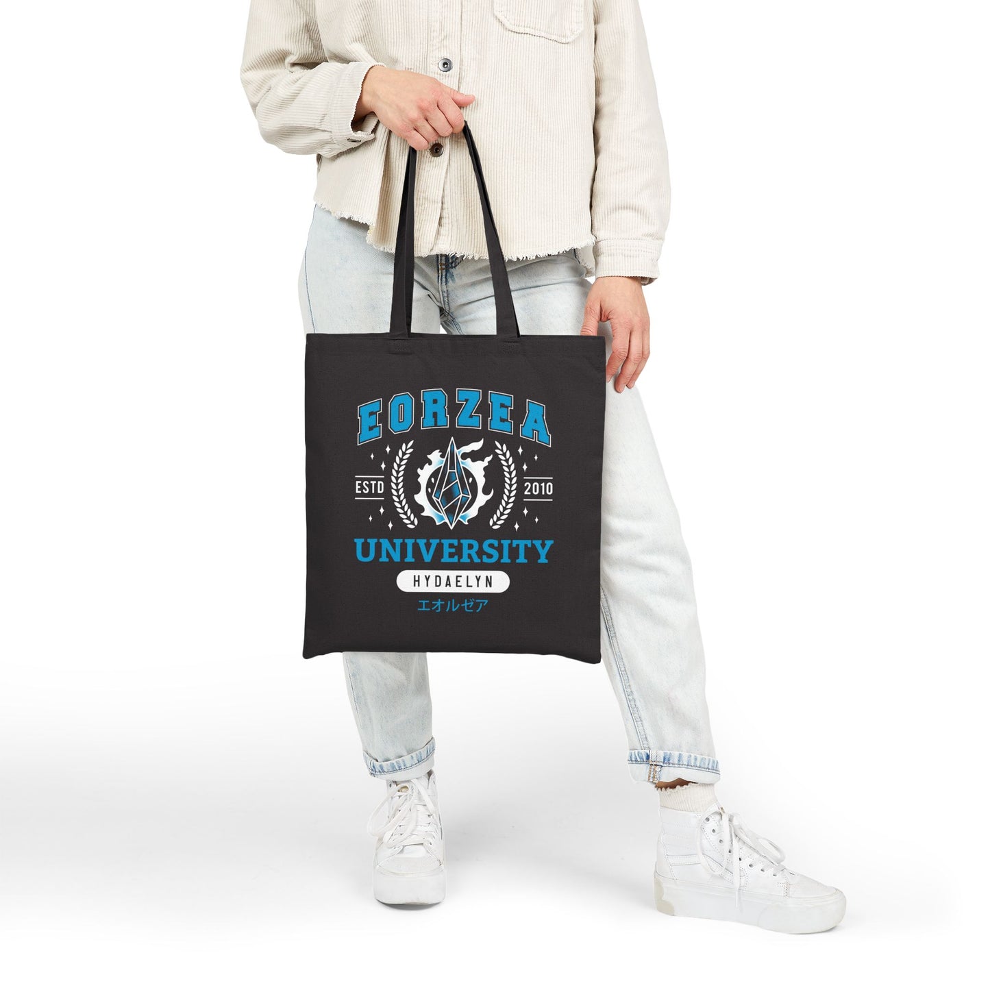Eorzea University Cotton Canvas Tote Bag