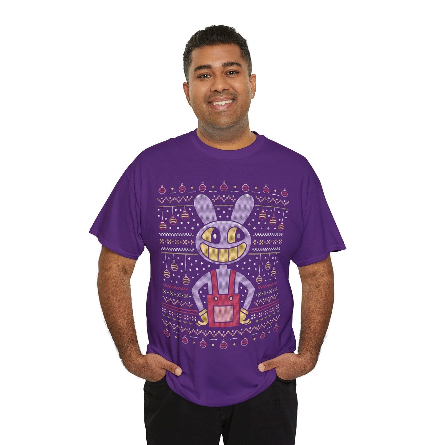Jax Purple Rabbit Ugly Sweater Unisex T-Shirt