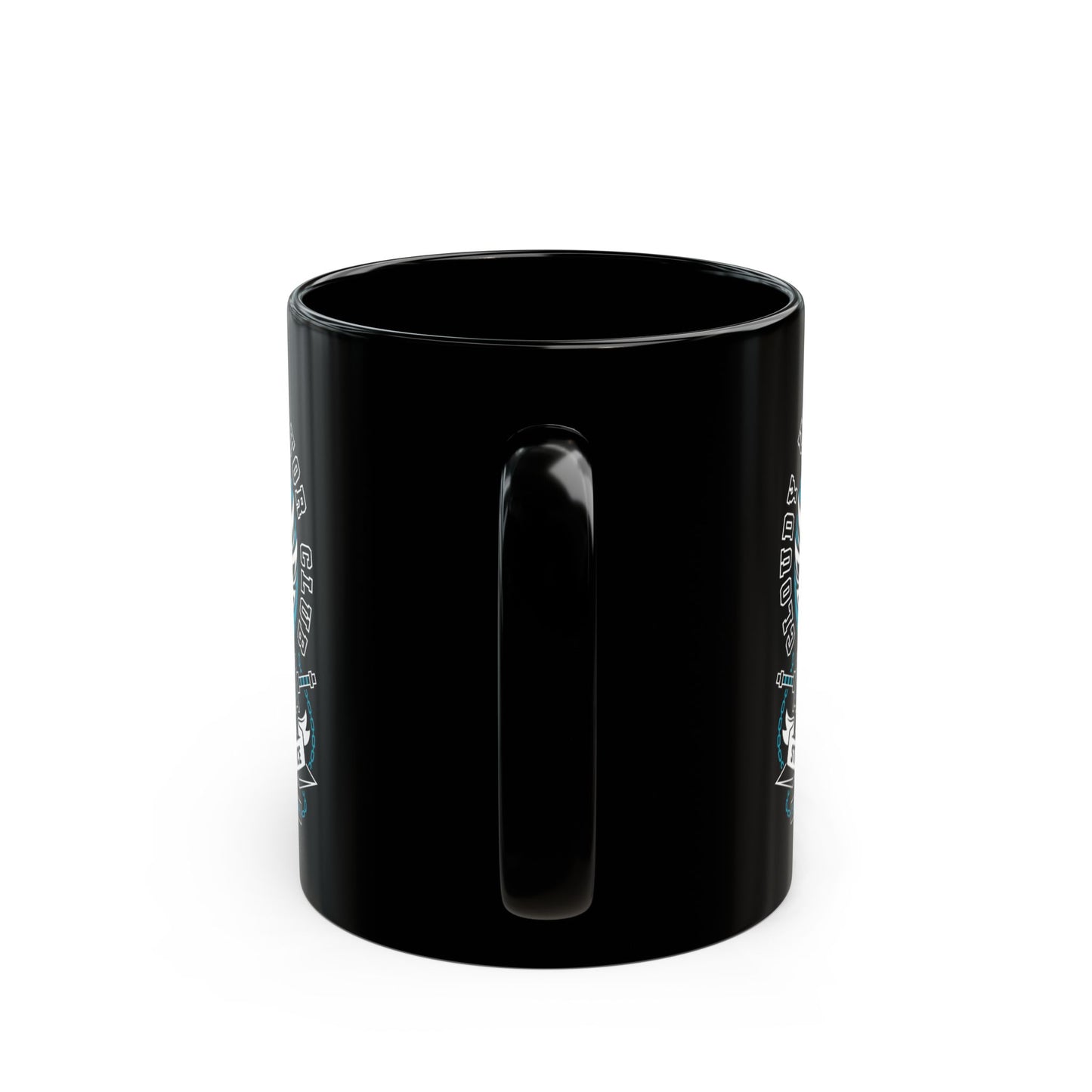 Cloudy Wolf Midgar Motor Black Mug