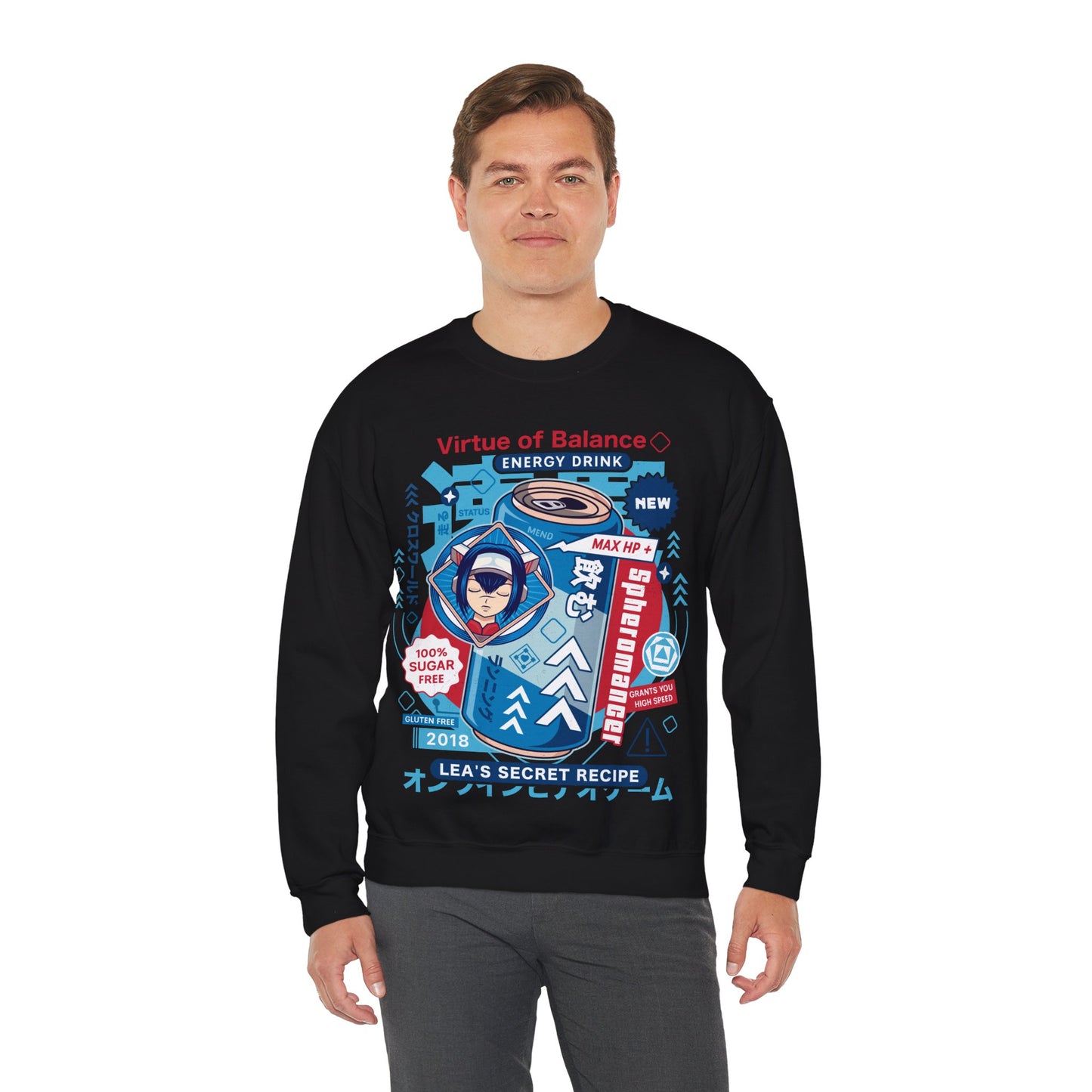 True Spheromancer Energy Drink Unisex Crewneck Sweatshirt