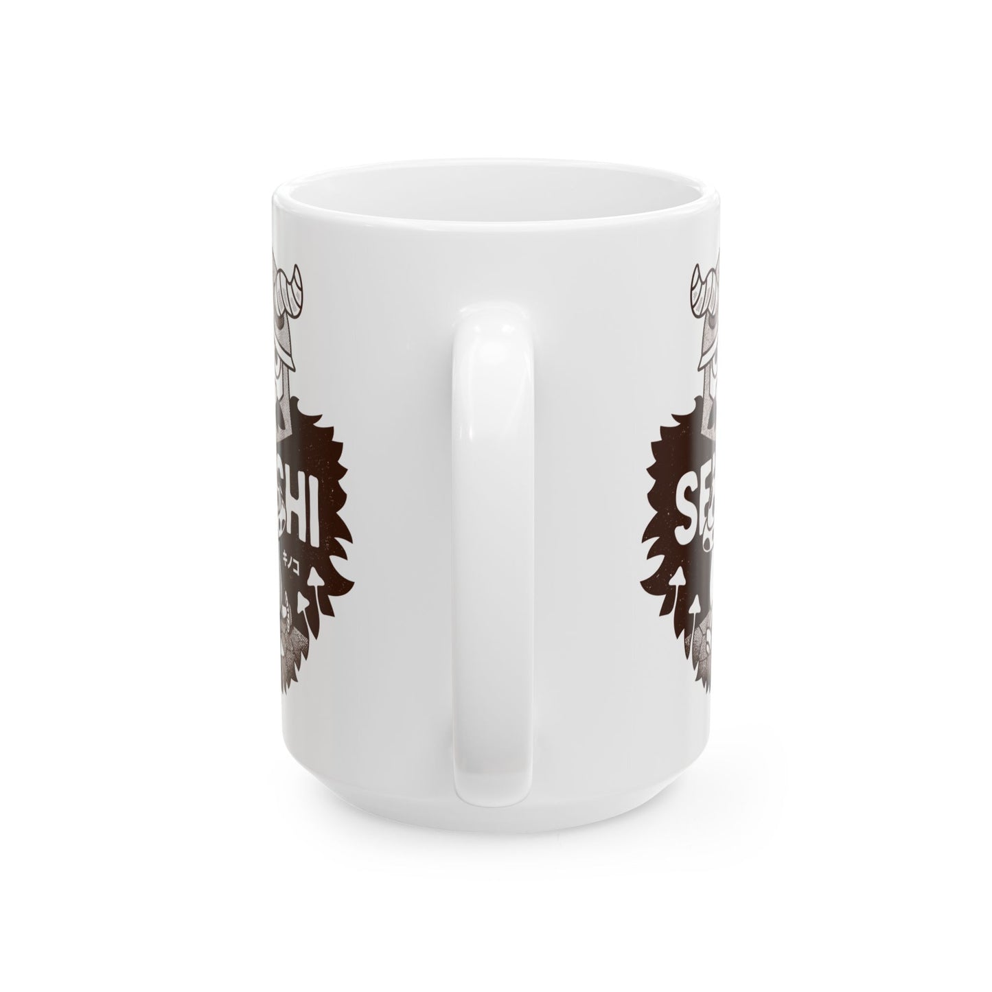 Dwarf And Mushroom Vintage Ceramic Mug