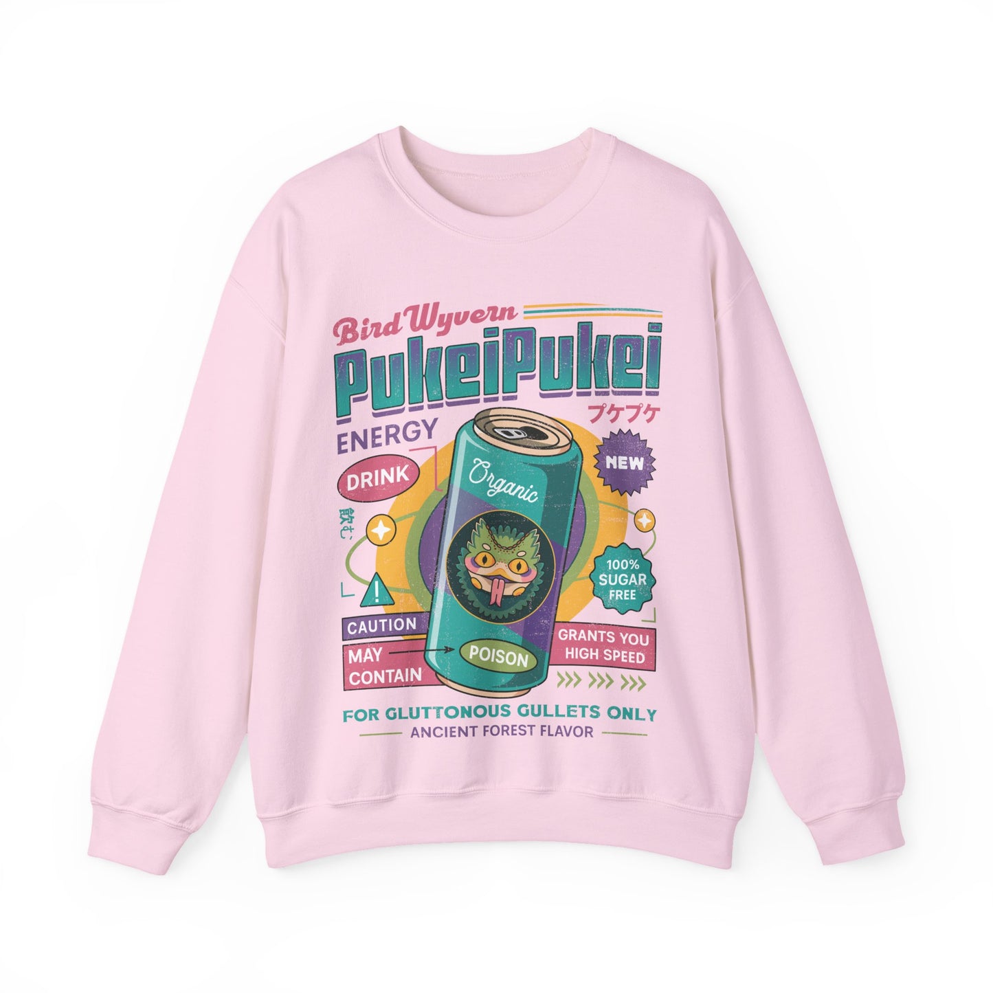 Pukei Pukei Energy Drink Unisex Crewneck Sweatshirt