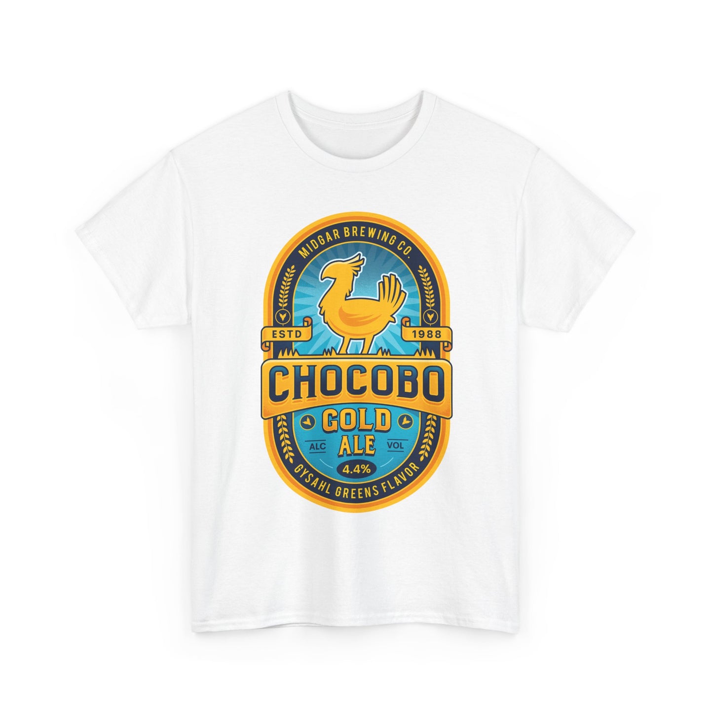 Chocobo Gold Beer Emblem Unisex T-Shirt
