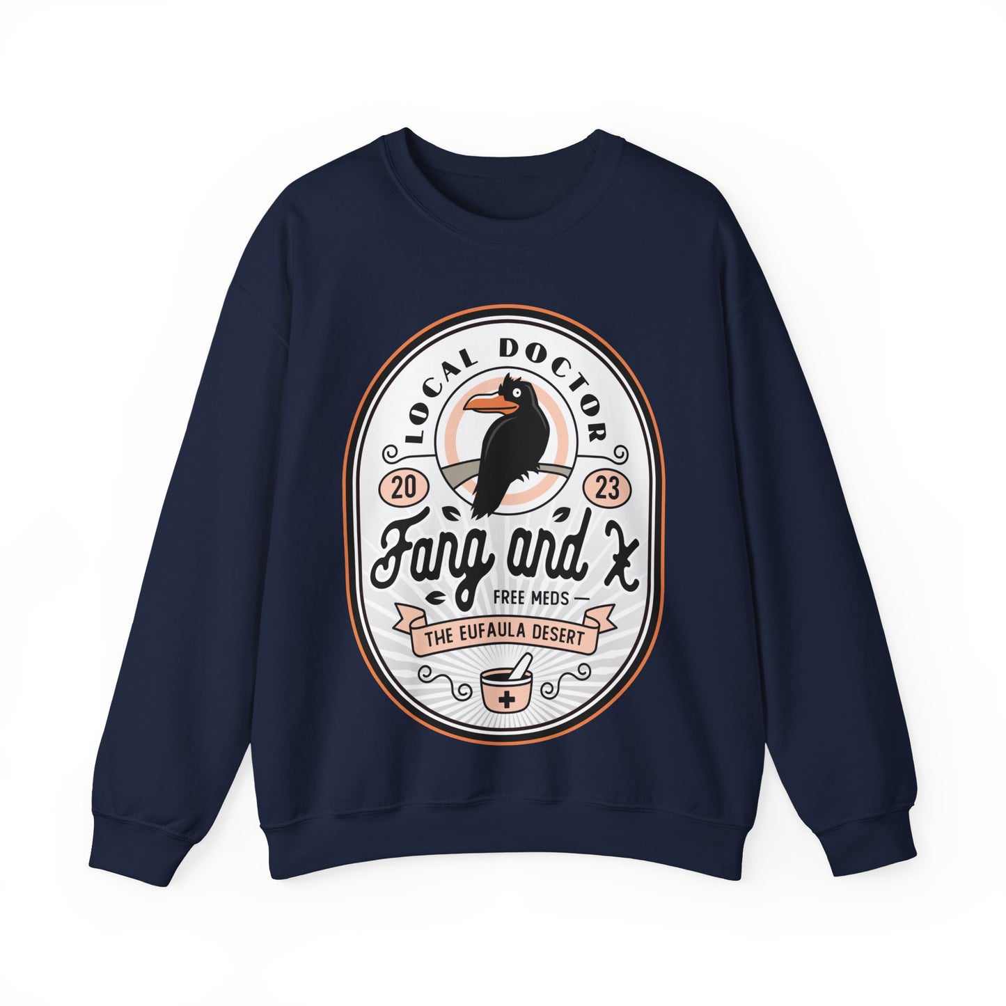 Fang and X Clinic Crest Crewneck Sweatshirt